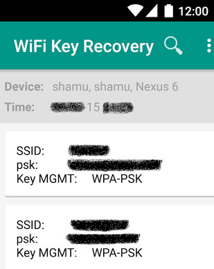 how to get a wifi password from another device