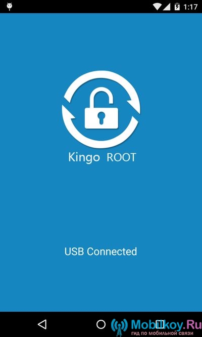 kingo root not connecting